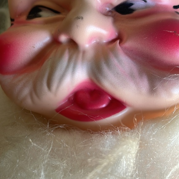 Vintage Santa Claus With Blow Mold Face and Plays Jingle Bells - Picture 4 of 13